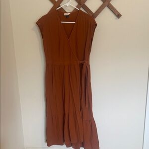 Universal thread midi wrap dress